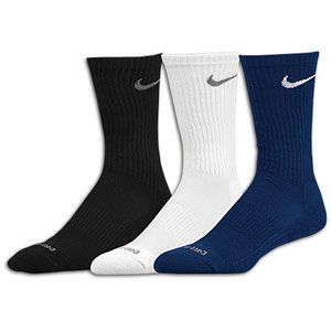 Nike 3 Pk Dri Fit 1/2 Cushion Crew Sock   Basketball   Accessories