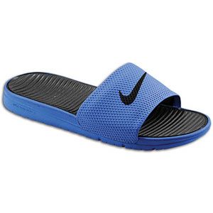 Nike Benassi Solarsoft Slide   Mens   Casual   Shoes   Treasure Blue