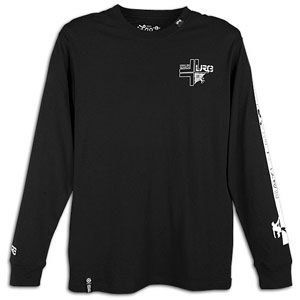 LRG Splitter L/S T Shirt   Mens   Skate   Clothing   Black