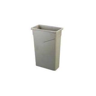 Carlisle Trimline 23 Gal Green Waste Container with Corner