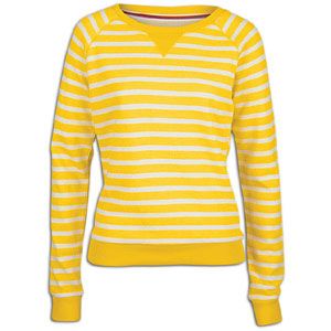 Southpole French Terry Stripe   Womens   Casual   Clothing   Yellow