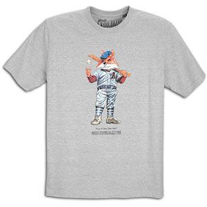 Akoo Baseball Slick S/S T Shirt   Mens   Casual   Clothing   Heather