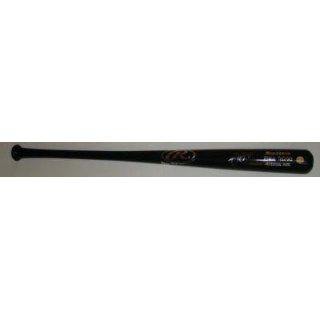 Frank Thomas Autographed Baseball Bat   Rawlings Black PSA