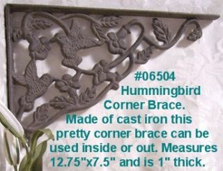 170 06504 hummingbird corner brace set 2 old fashion corner brace