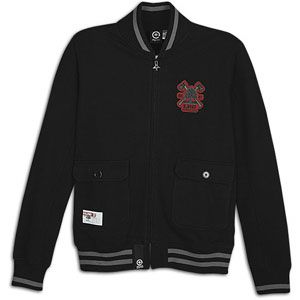LRG Rockwood Fleece Jacket   Mens   Skate   Clothing   Black