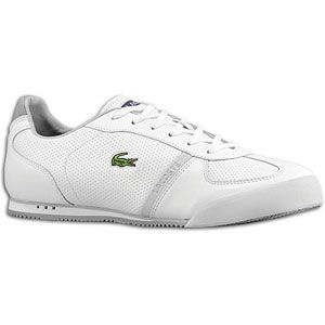 Lacoste Aleron Hs   Mens   Casual   Shoes   White/Grey