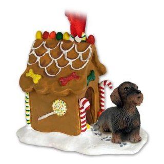  Dog NEW Resin GINGERBREAD HOUSE Christmas Ornament 124: Home & Kitchen