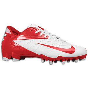 Nike Vapor Pro Low TD   Mens   Football   Shoes   White/Game Red/Game
