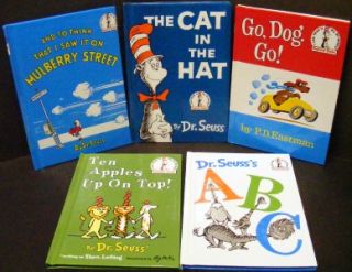 Dr Seuss Childrens Books Cat in Hat ABC Go Dog New Perfect Christmas