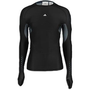 adidas Recovery L/S T Shirt   Mens   Training   Clothing   Black/Tech