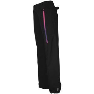 ASICS® Pop Color Lightweight Woven Pant   Womens   Black/Fuschia