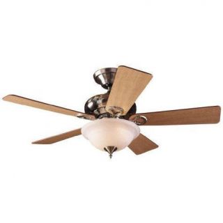 Hunter® 44 Brushed Nickel Ceiling Fan with Light Kit