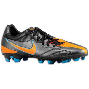 Nike Total90 Strike IV FG   Mens   Soccer   Shoes   Black/Blue Glow