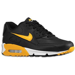 Nike Air Max 90   Mens   Running   Shoes   Black/Canyon Gold/White