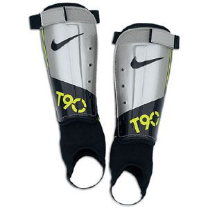Nike T90 Air Maximus Guard   Soccer   Sport Equipment   Silver/Volt