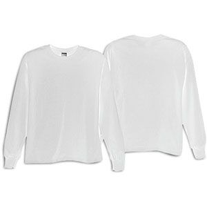 The Gildan UltraCotton Long Sleeve T shirt is made of 6.0 oz. 100%