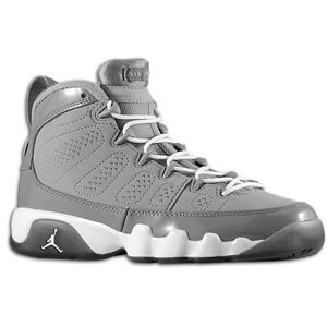 Jordan Retro 9   Boys Grade School   Basketball   Shoes   Medium Grey