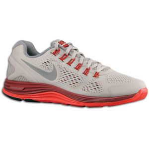 Nike LunarGlide+ 4   Mens   Running   Shoes   Granite/Reflect Silver