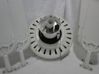 Hunter Fan Company 120V White Ceiling Fan Fixture with 4 White Blades
