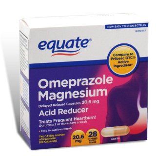 Equate Acid Reducer Omeprazole Magnesium 20.6 mg, 28 Count
