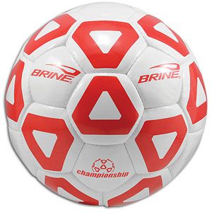Brine Championship Soccer Ball   Soccer   Sport Equipment   White/Red