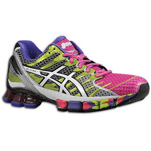 ASICS® Gel   Kinsei 4   Womens   Running   Shoes   Pink/White/Lime