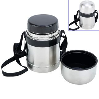 New Stainless Steel Insulated Vacuum Soup Bowl Thermos
