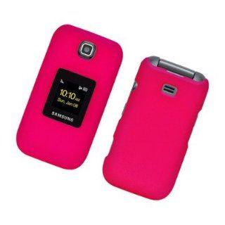 For Samsung M370 Hard Snap on RUBBERIZED Cover Case Pink