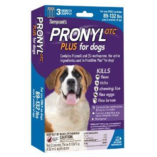  Plus Dog Flea and Tick Sqz On, 89 to 132 Pound, 3 Count