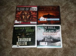 Lot of used ex library CD audio books with the normal stamps/stickers