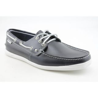 Nautica Hyannis Mens Size 8 Blue Leather Boat Shoes