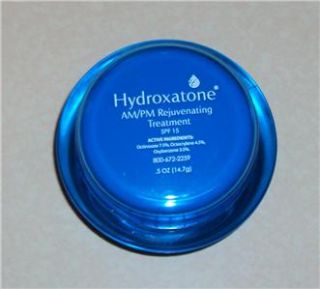 Hydroxatone Am PM Rejuvenating Treatment SPF 15 New