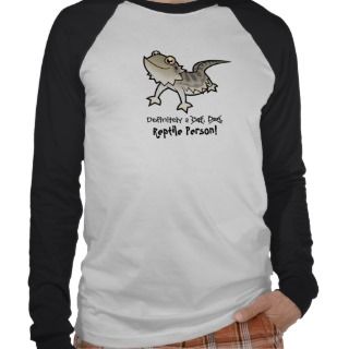 Definitely a Reptile Person (bearded dragon) Tees 