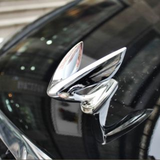 New Hyundai Equus Front Rear Wing Tail Emblems Set 2pcs 