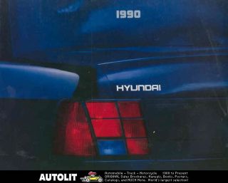 1990 Hyundai Sonata Excel Brochure