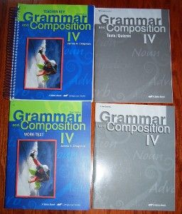 Abeka 10th Grade English, Literature, Grammar, Spelling 12 Book Lot