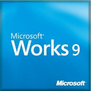Microsoft Works 9 9 0 Compatible with Windows XP Vista 7 and 8 Free