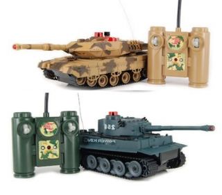 Features of iPlay RC Battling Tanks  Set of 2 Full Size Infrared Radio