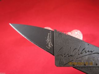 Cardsharp 2 Credit Card Knife Iain Sinclair Black Wallet Safey Knife
