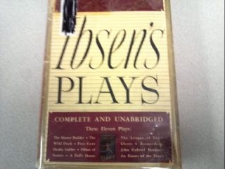 Ibsens Plays Complete and Unabridged Modern Library Giant HBDJ