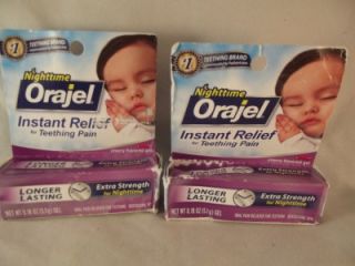 Orajel Nighttime Extra Strength Gel Instant Relief for Baby Teething