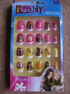 iCarly Show 20 PC Stick on Nails Set New 6