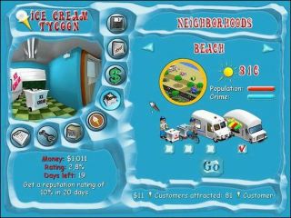 Ice Cream Tycoon Deluxe Icecream Sim PC Game New in Box 5060100310916