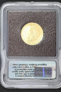  Dollar Gold ICG MS70 Special Edition Coin Signed 226 of 250