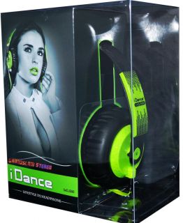 Idance SEDJ500 Lifestyle DJ Headphones Light Green Lime SED J500