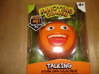 New Annoying Orange Talking Laughing Orange PVC Toy Popular Sold Out