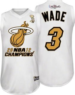 Dwyane Wade Miami Heat Youth 2012 NBA Finals Champions Commemorative
