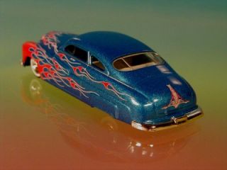 Hot 49 Merc Lead Sled Lowrider Limited Edition Cyanide Blue 1 64 Scale