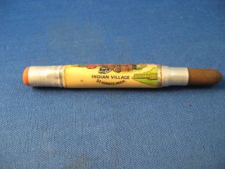 Vintage Bullet Pencil Indian Village St Ignace Mich