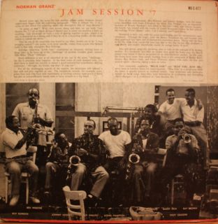 Illinois Jacquet Dizzy Gillespie Norman Granz’ Jam Session 7 LP Clef